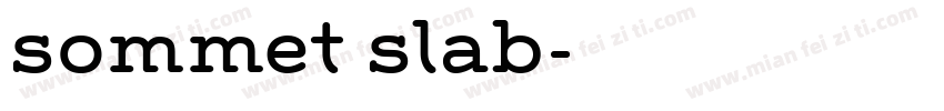 sommet slab字体转换